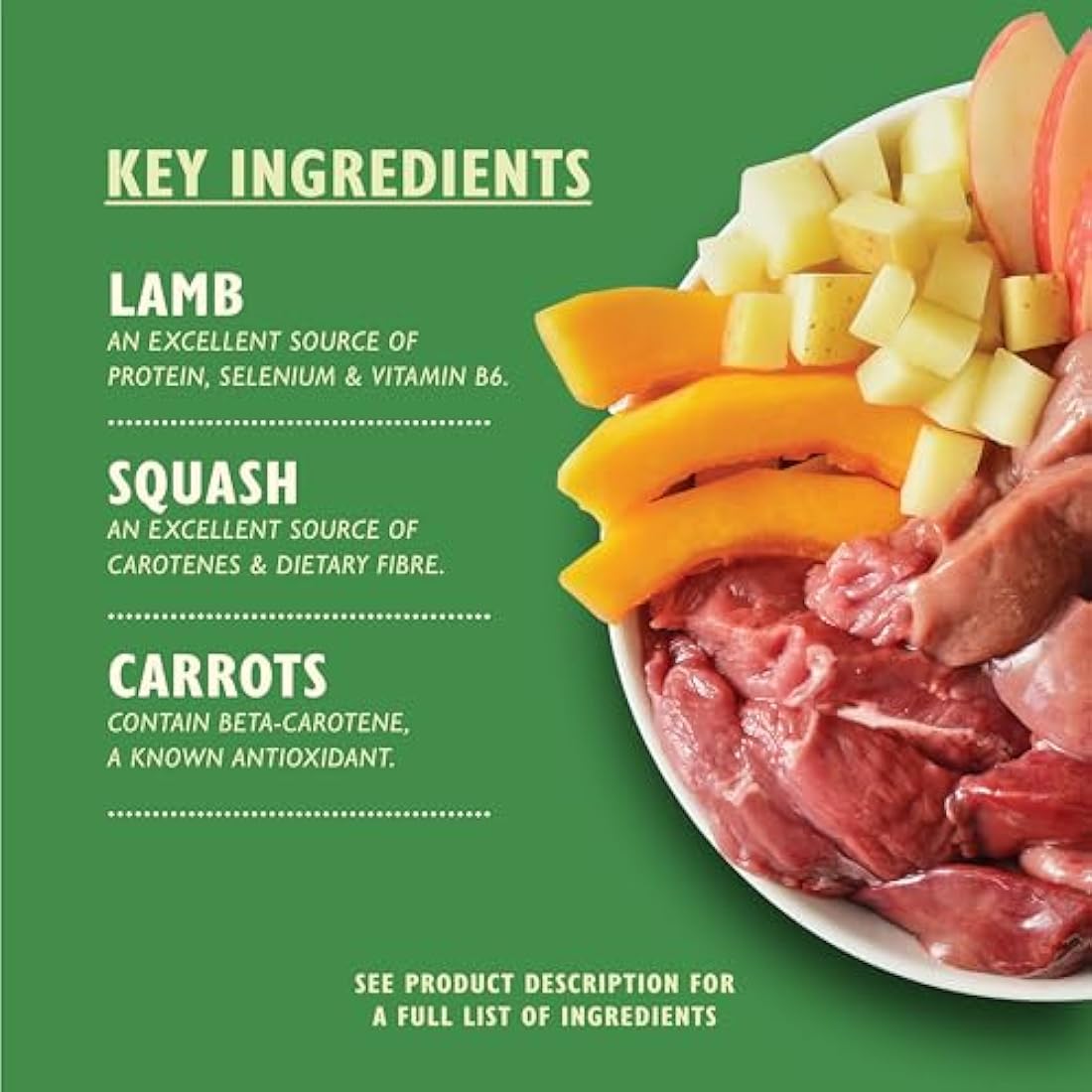 Lily's Kitchen Natural Adult Dog Food Wet Tins - Lamb Hotpot - Complete Meal Recipes (6 Tins x 400g)