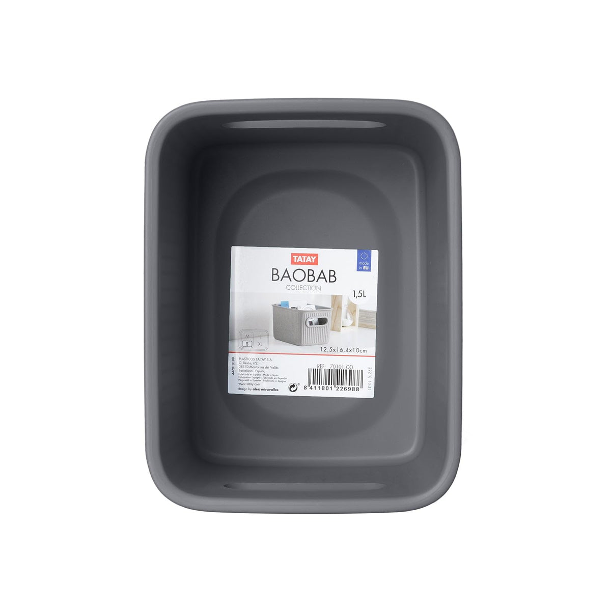 TATAY Storage Basket Baobab BPA-Free Compact Versatile Design