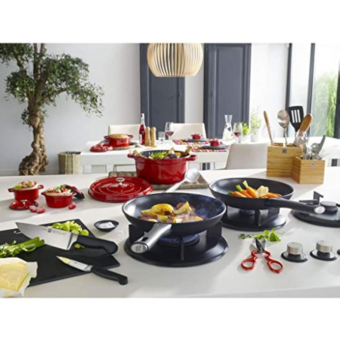 Zwilling 66299-206-0 Madura Plus Bratpfanne 20 cm, Duraslide Granite, Black