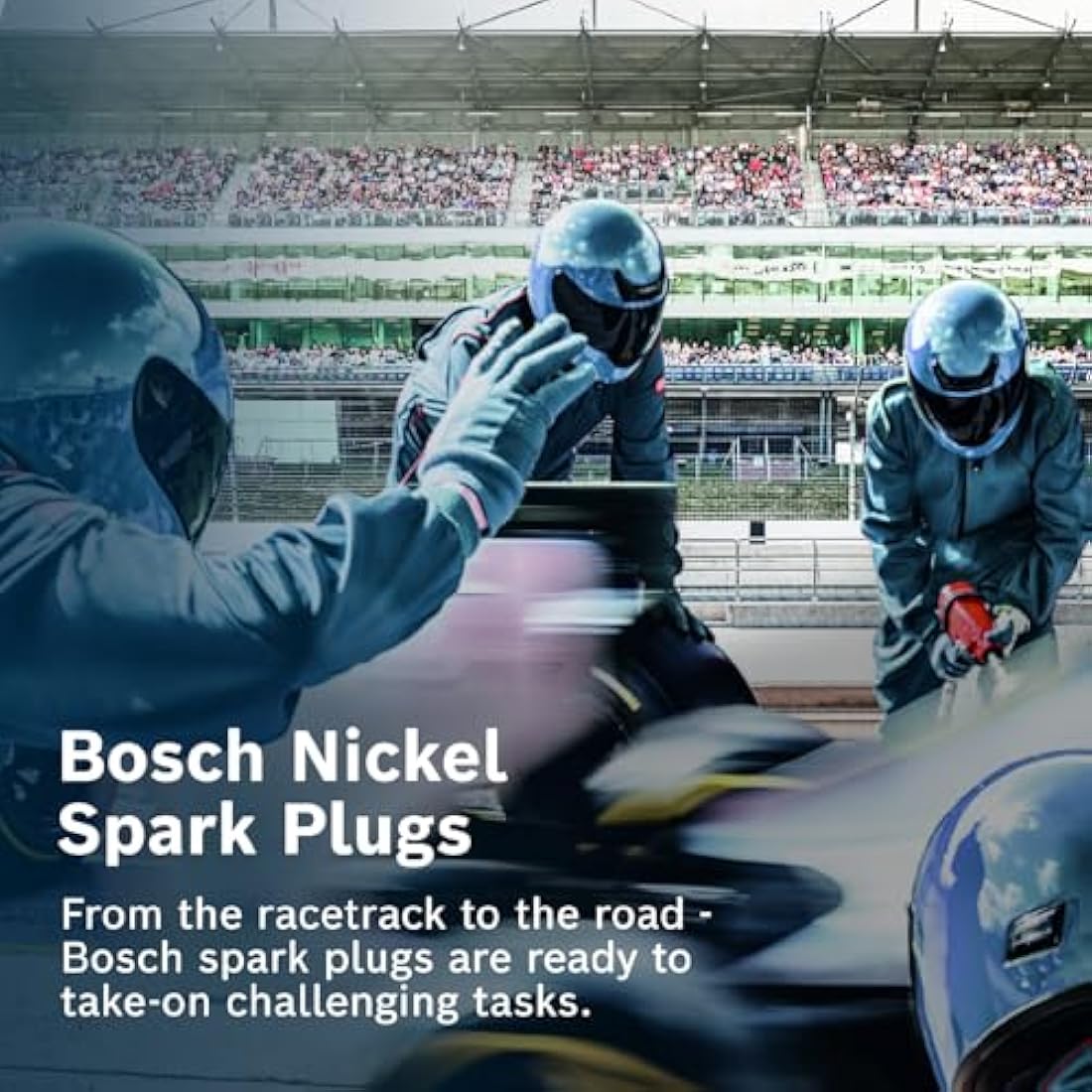 Bosch 0242230806 (N40), Spark Plug Set of 4 - for a Reliable Gasoline Engine Start and Long Service Life - with Robust Design
