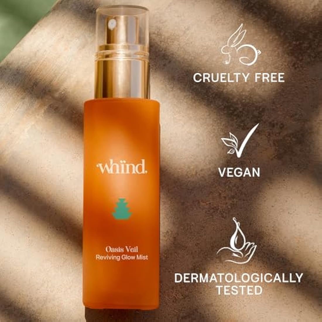 whind Oasis Veil Reviving Glow Facial Mist with Hyaluronic Acid & Vitamin C – Moisturizing Face Mist Setting Spray for Hydration and Glow – 50ml