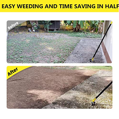 Garden Hoe Hoe Garden Tool 60in Stirrup Hoes for Planting Vegetables Farm, Stainless Steel Handheld Hula Hoes -Stirrup Hoe with Adjustable Action Hoe for Weeding/Loosening Soil…