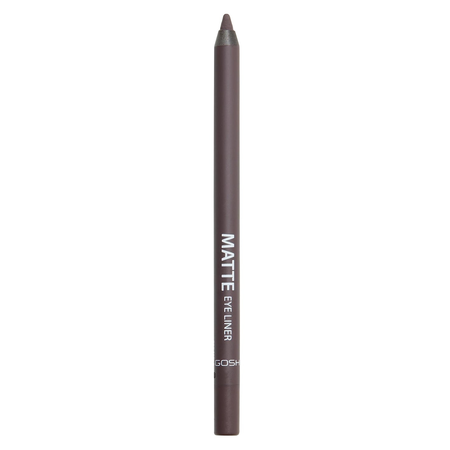 GOSH Taupe Eyeliner Matte I Waterproof Eyeliner Pencil I Soft & Creamy for Easy Application I Highly Pigmented Eye Pencil I Longlasting &