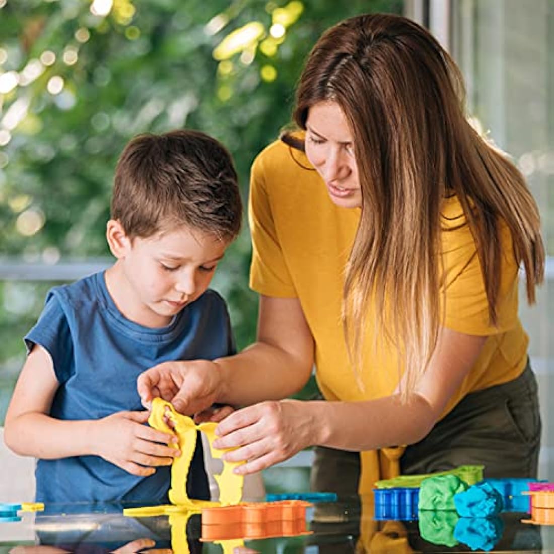 Air Dry Clay 42 Colours, Modelling Clay for Kids, DIY Molding Magic Clay for with Tools, Soft & Ultra Light, Toys Gifts for Age 3 4 5 6 7 8+ Years Old Boys Girls Kids