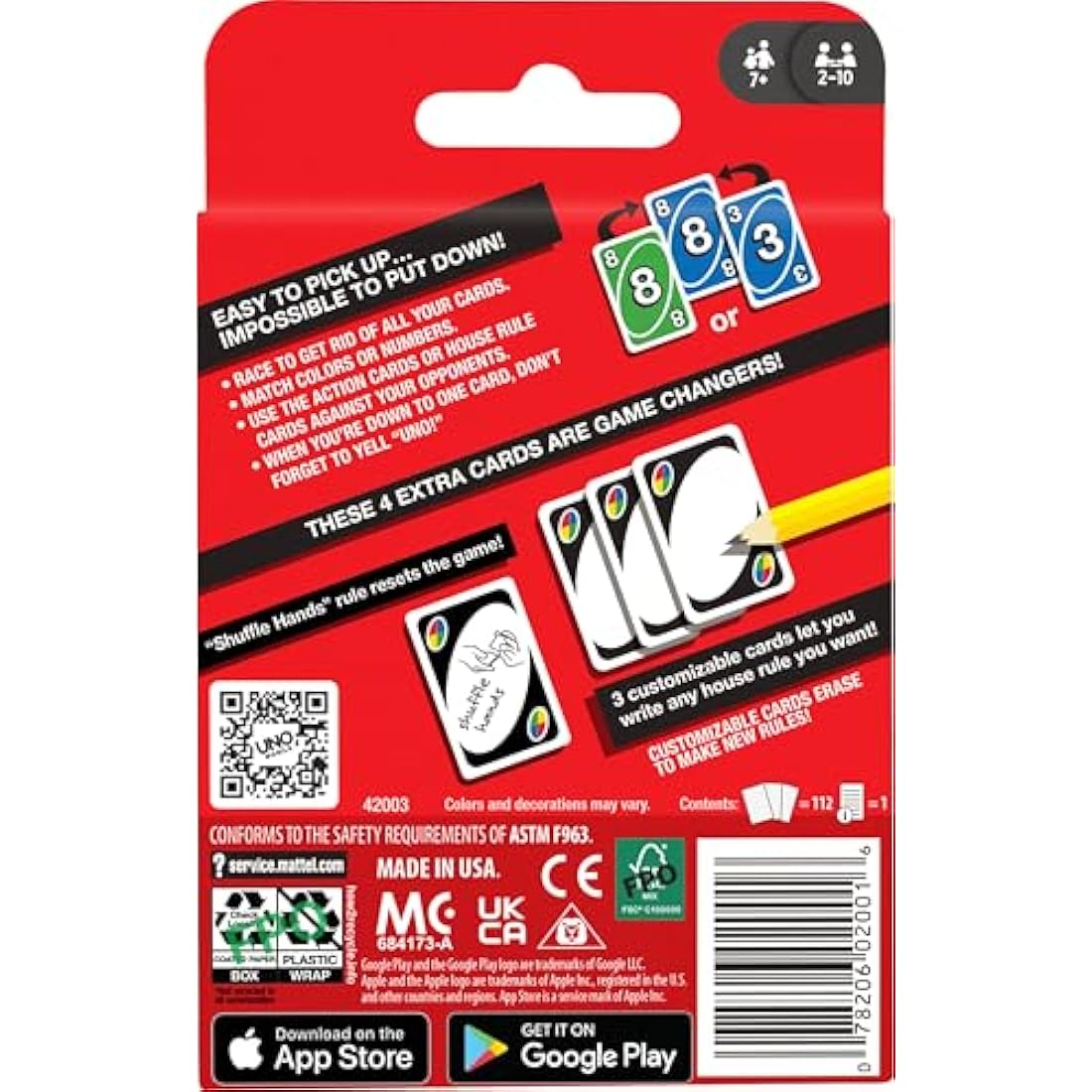 Uno Card Game 2013