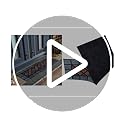 Nicoman Tile Heavy Duty Boot Scraper Doormat, Non-Slip Anti-Fatigue Eco-Friendly Rubber Indoor/Outdoor Door Mat, Rectangular (90x60cm), Blue Border