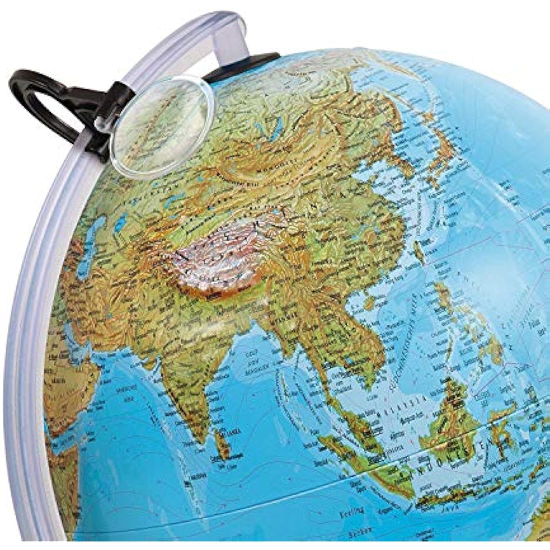 Nova Rico - Relief Globe 30 cm Illuminated with Magnifier