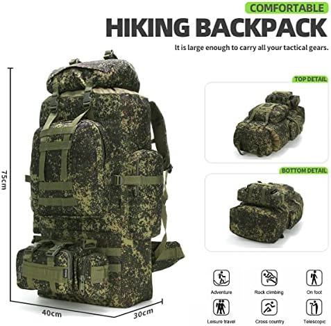 King'sGuard Men's 100L Camping Hiking Backpack