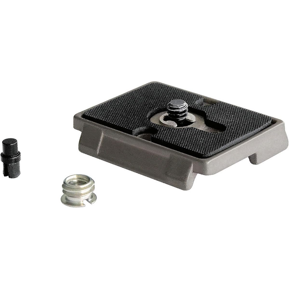 Manfrotto 200PL, Quick Release Plate with 1/4 Inch Screw, Compatible with DSLR, Compact System Camera, Mirrorless, Multi-Colour