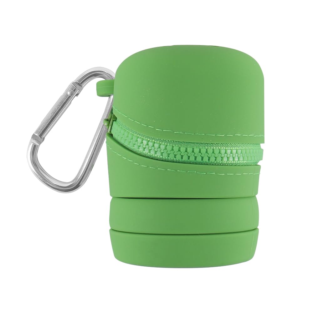 VOANZO Fishing Trash Can Fly Box Silicone Foldable Fishing Box Storage For Lure Fly With Hook Multifunctional Portable