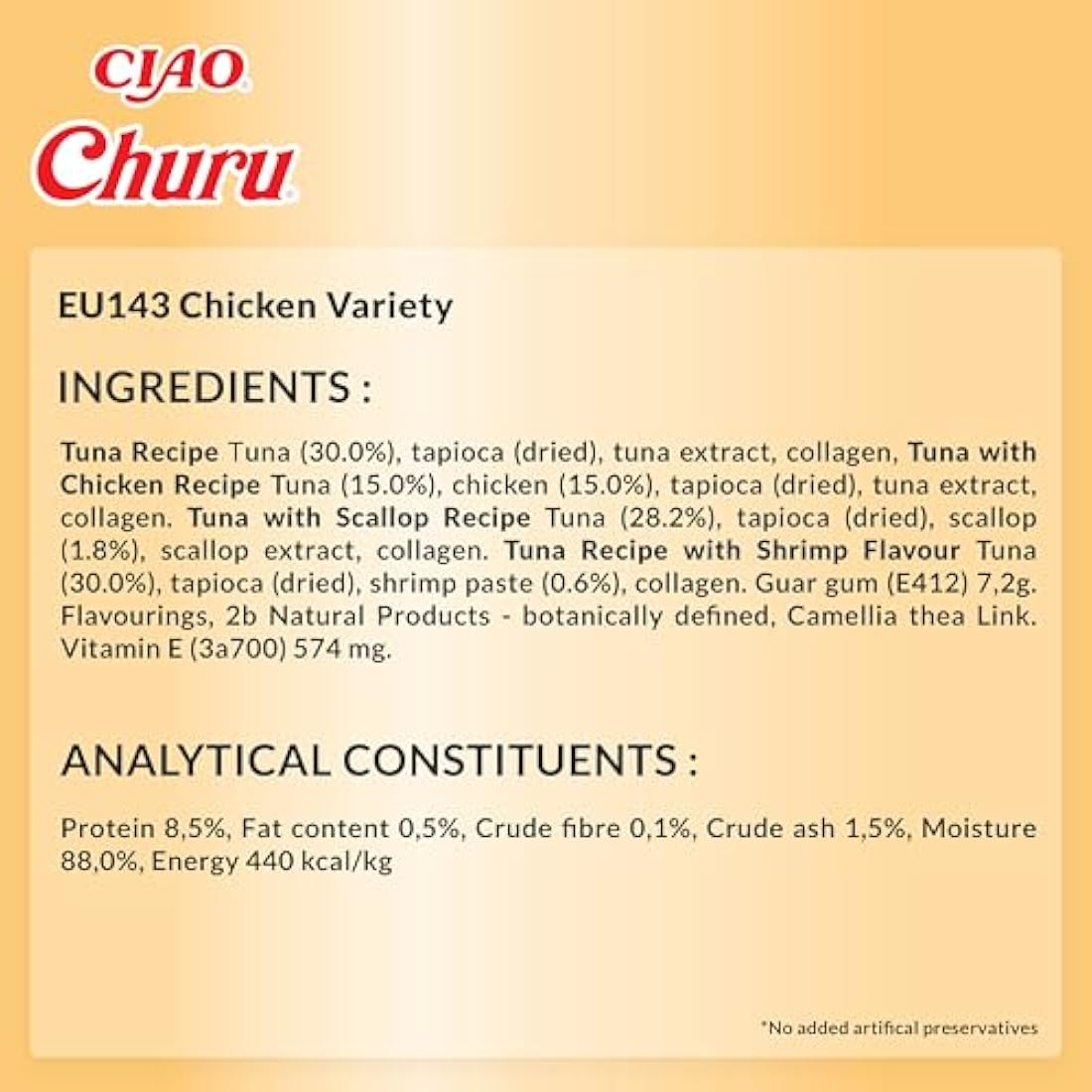 Churu by INABA Cat Treat - Chicken Variety Box - 1 Pack (40 x 14g total) / Soft & Creamy Cat Treat, Delicious & Healthy Snack, Purée Food Topper, Natural, Grain Free