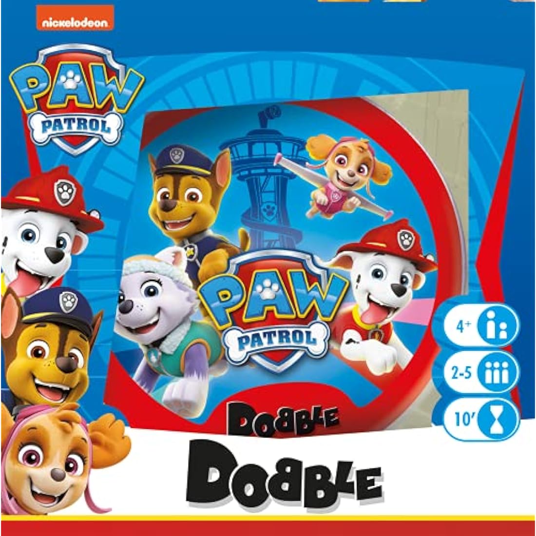 Asmodee Dobble Paw Patrol Card Game Ages 4+ 2-5 Players 10 Minutes Playing Time