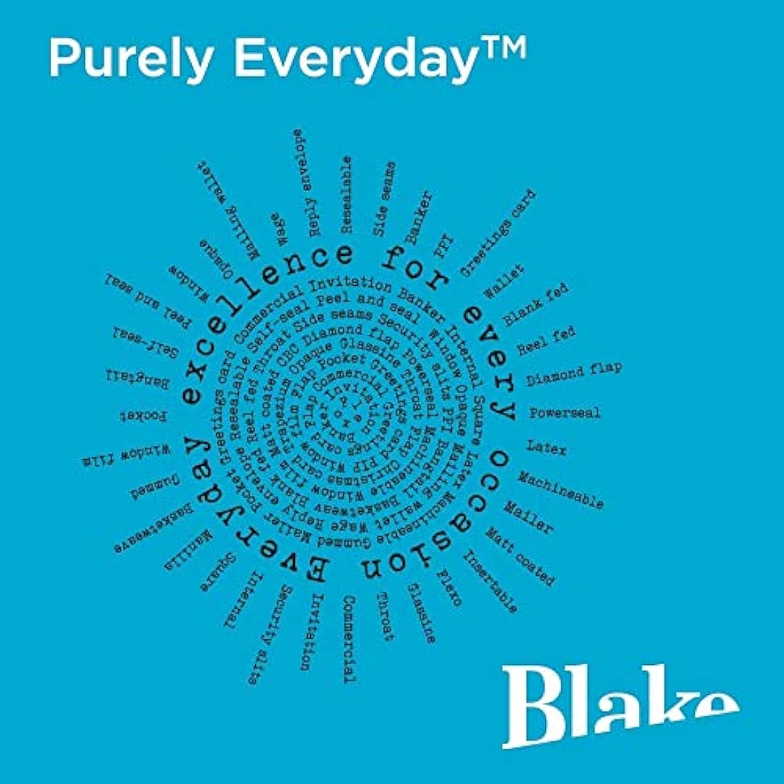 Blake Purely Everyday 89 x 152 mm 70 gsm Wallet Gummed Envelopes (13770) Manilla - Pack of 1000