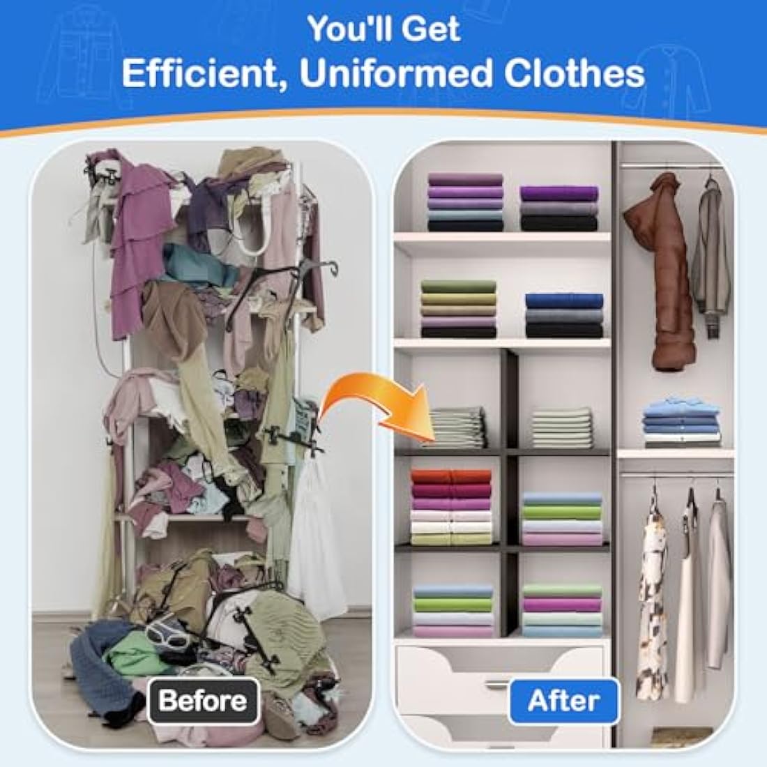 BoxLegend T Shirt Folder Plastic Clothes Folder Durable Tshirt Organizer Easy and Fast Folding for Adult and Kids