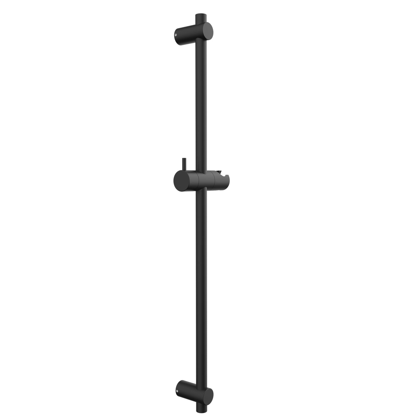 Yocisun Stainless Steel Shower Rail 70 cm Black, Shower Rail with Shower Head Holder, 360? Rotatable and Adjustable, Shower Rail with Variable Wall