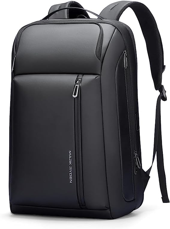 MARK RYDEN 15.6 inch Business Laptop Backpack, Expandable 25L-35L Large Capacity Travel Backpack, Water-resistant Cabin Backpack 45x30x25cm, Work Backpack with USB-C for Men