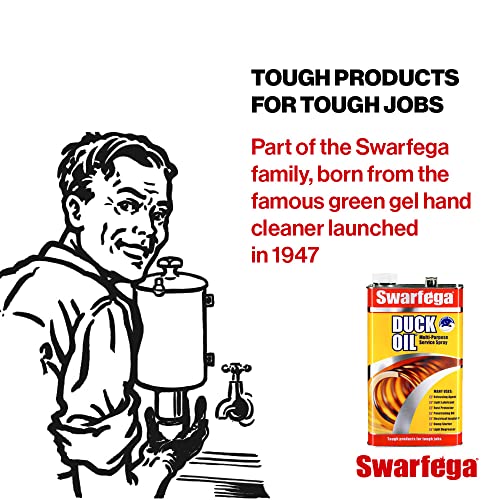 Swarfega Duck Oil Multi-Purpose Lubricant, Rust Protector, Releases Rusty Bolts, Light Degreaser, Silicone Free, 5L Can