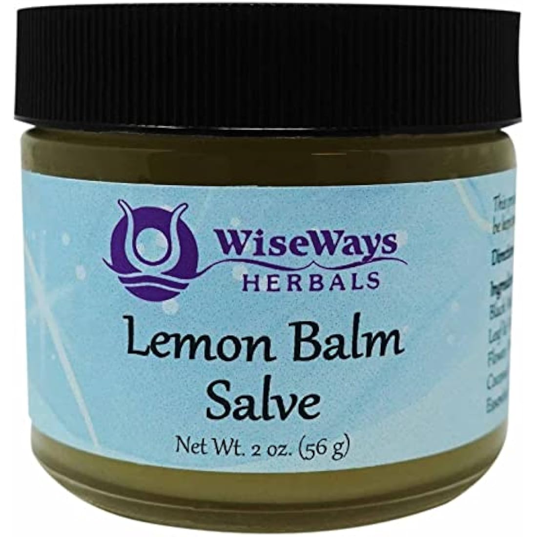Wiseways Herbals: Salves For Natural Skin Care, Lemon Balm Cream 2 Oz