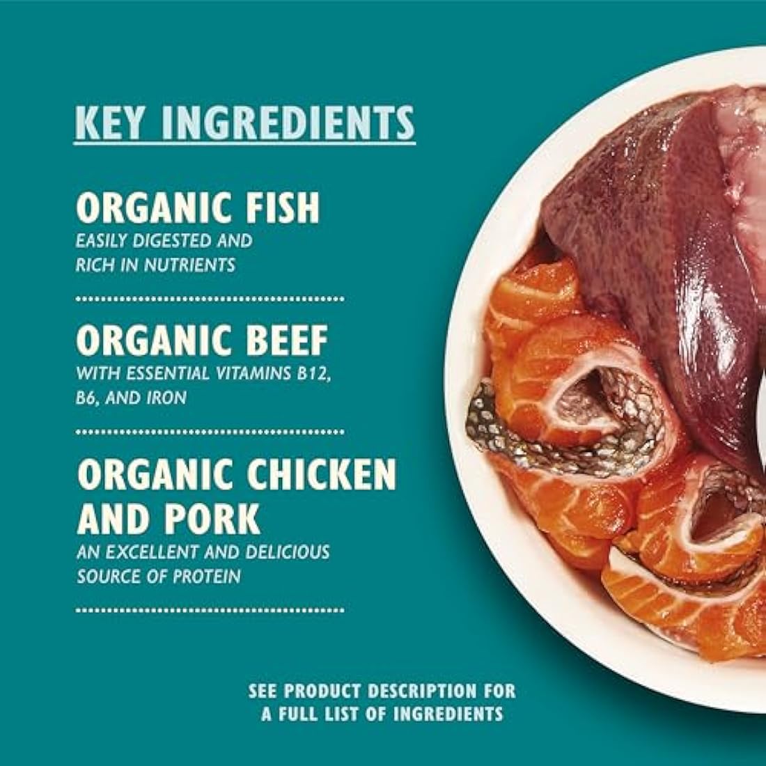 Lily's Kitchen Made with Natural Ingredients Adult Wet Paté Cat Food Tray Organic Fish Grain-free recipe 19 x 85g