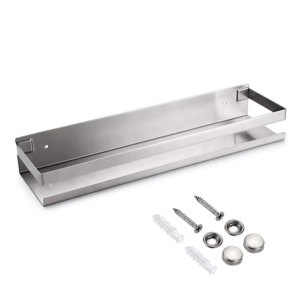 OwnMy Bathroom Shower Shelf Stainless Steel Bath Kitchen Basket Shower Caddy Rack