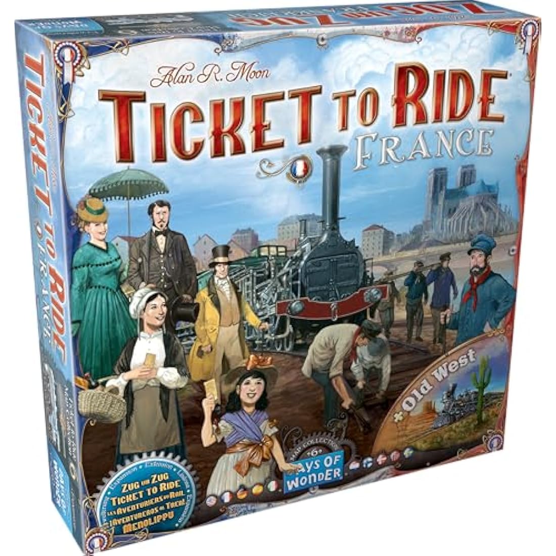 Days of Wonder | Ticket to Ride France Board Game EXPANSION | Ages 8+ | For 2 to 5 players | Average Playtime 30-60 Minutes