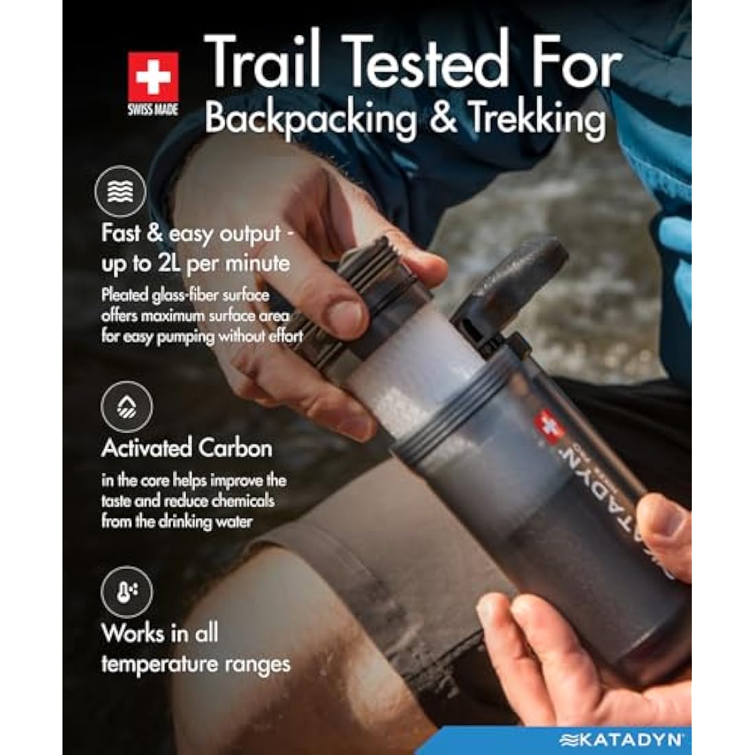 Katadyn Hiker Water Filter Cartridge, White - White