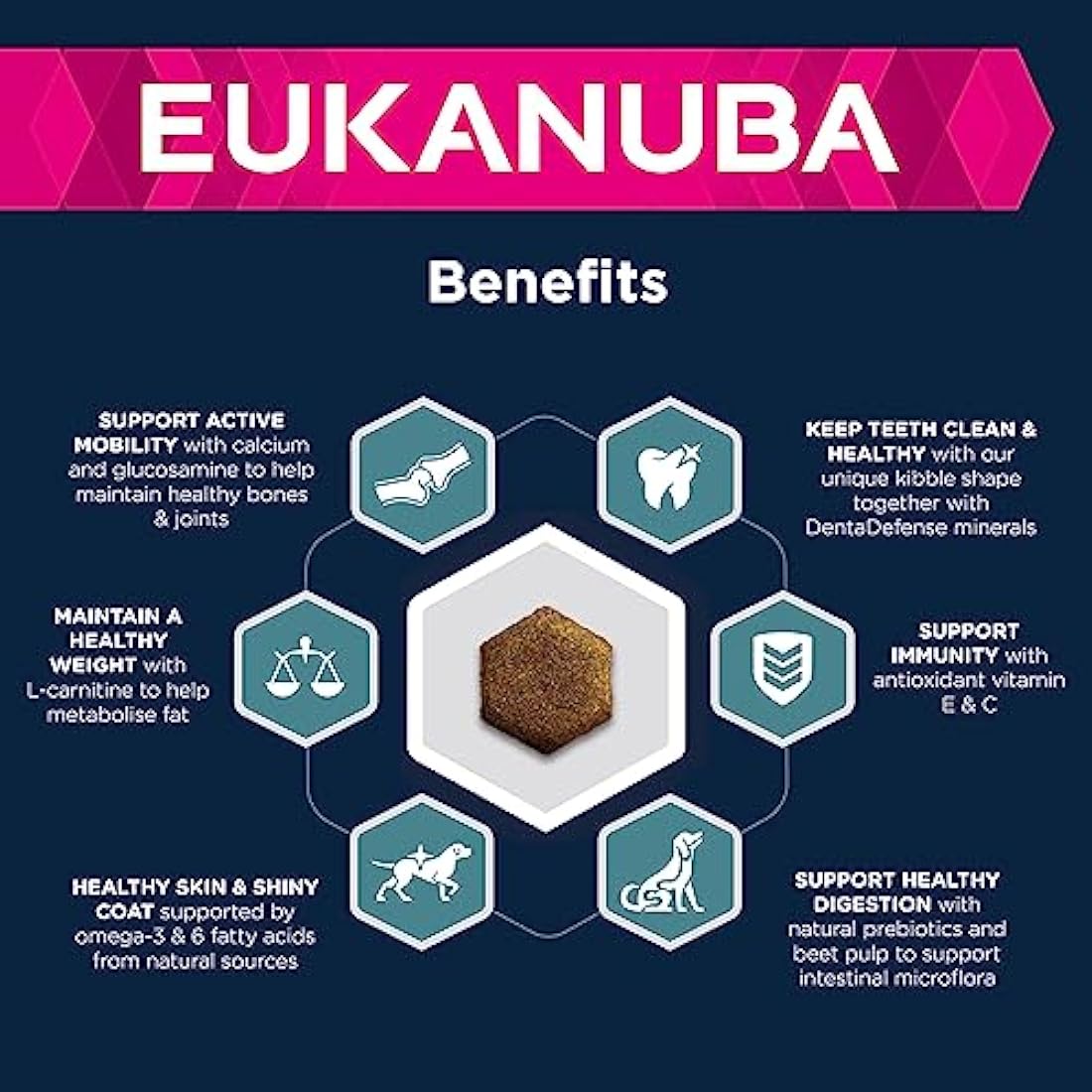 Eukanuba Complete Dry Dog Food for Adult Large and Giant Breeds with Salmon and Barley 12 kg