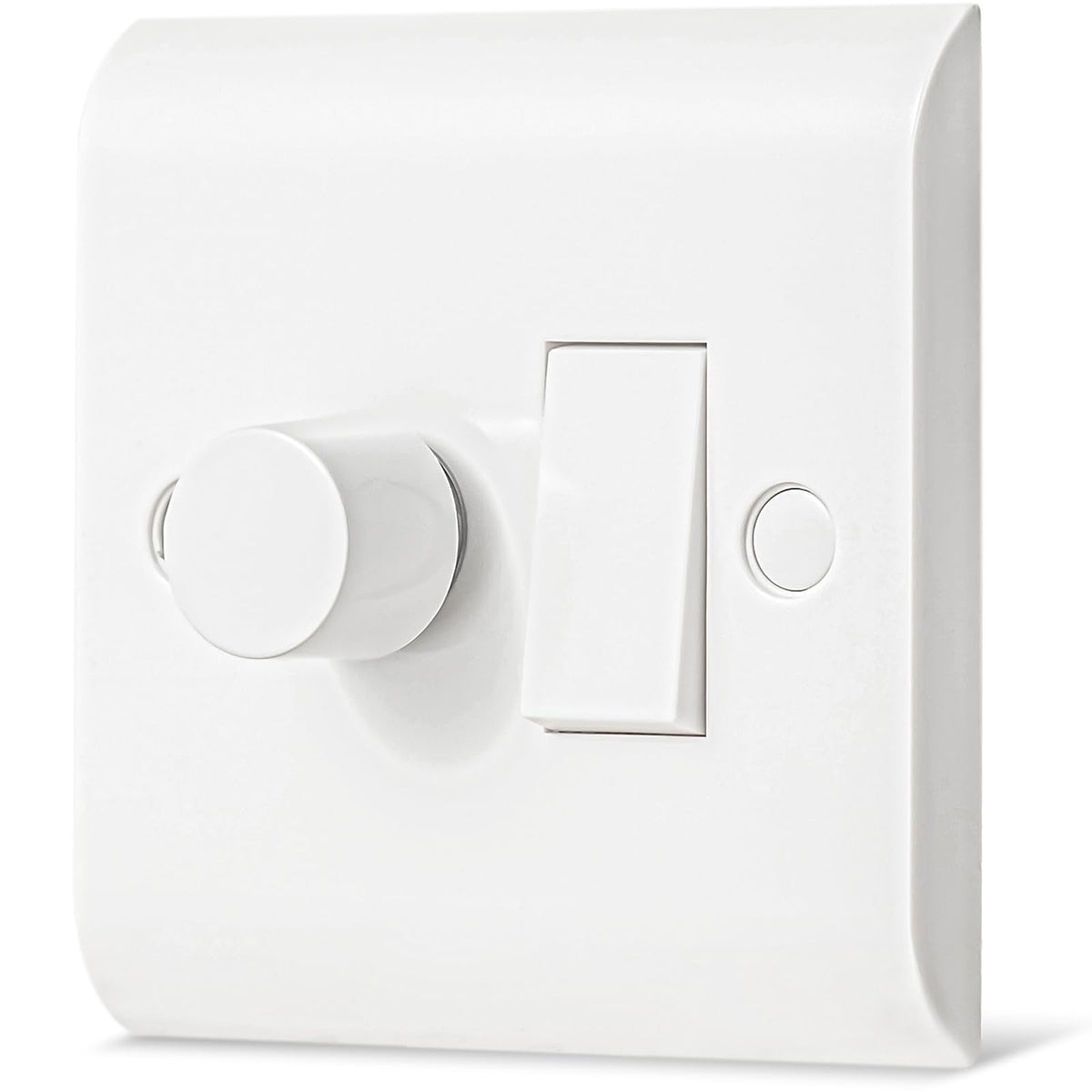 LED Dimmer and Rocker Wall Light Switch Combo, 2 gang 2 Way Switch & Trailing Dimmer On/Off Trailing Edge Switches for LED/Halogen Bulbs/Incandescent
