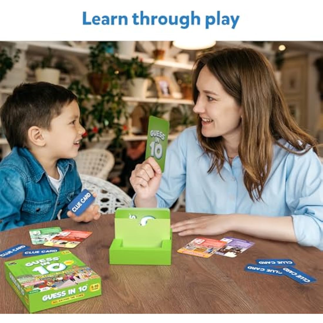 Skillmatics Guess in 10 Around Town, Perfect for Boys, Girls, Kids, and Families Who Love Card Games, Board Games, Travel Friendly, Gifts for Ages 6, 7, 8, 9 & Up