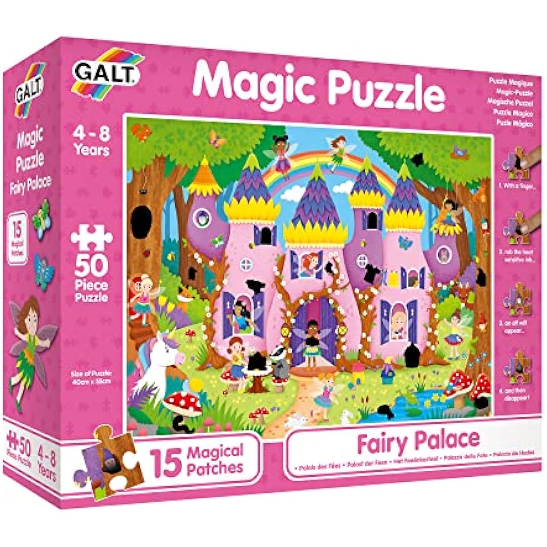 Galt Toys, Magic Puzzle - Fairy Palace, Magic Jigsaw Puzzle, Ages 4 Years Plus