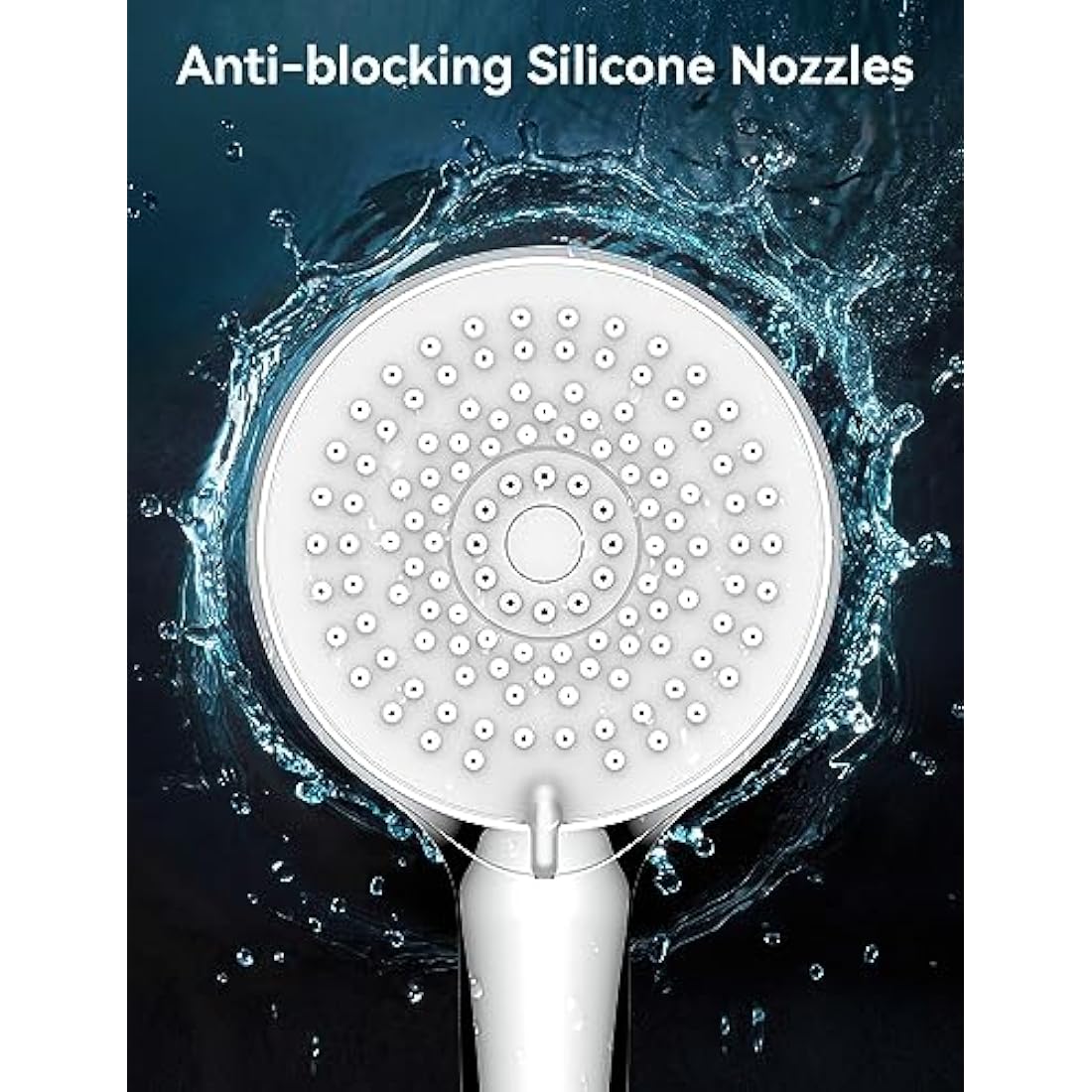 Magichome Shower Head and Hose 2M, Shower Head High Pressure with 5 Modes, Universal Handheld Showerhead to Increase Pressure