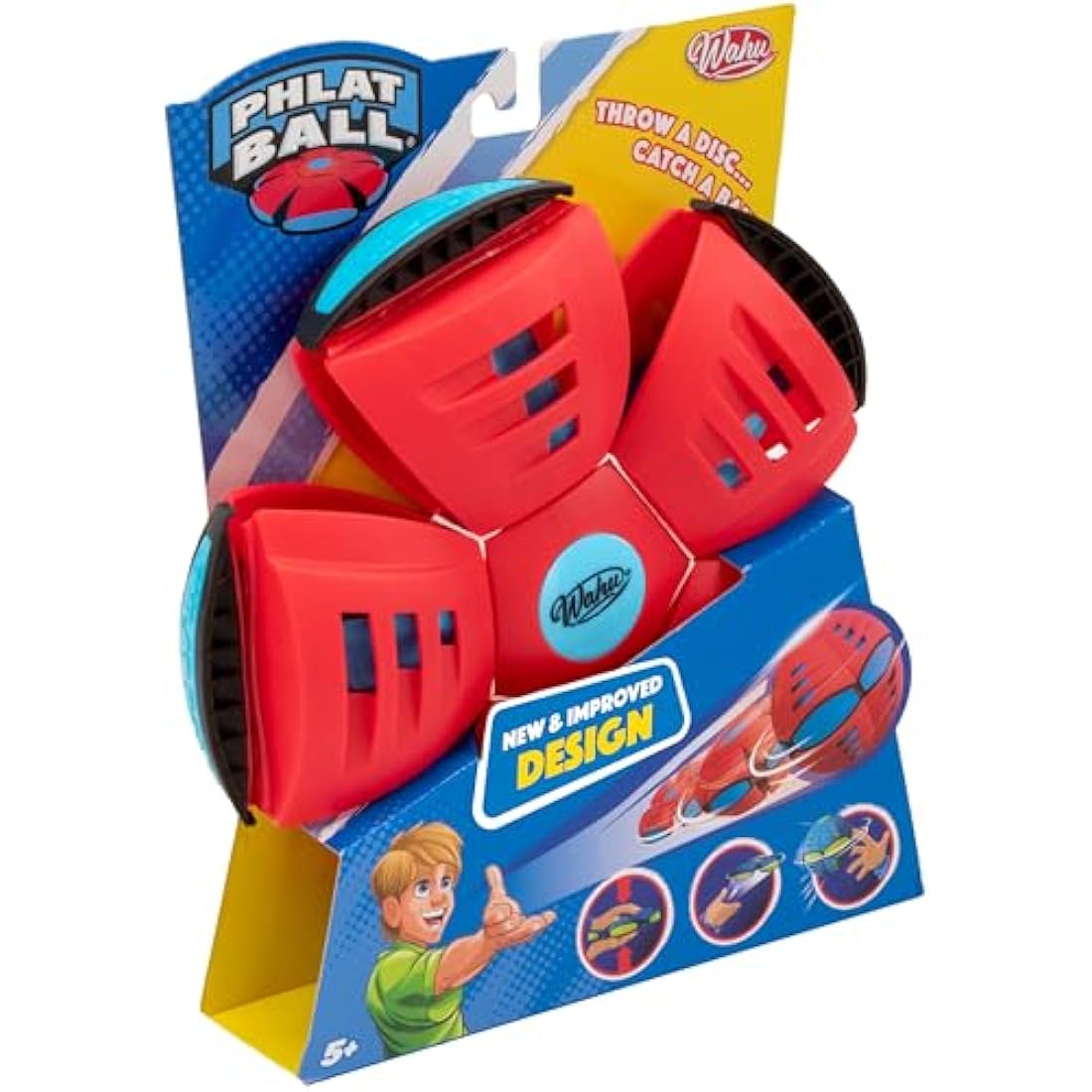 Phlat Ball WAHU Large (23cm) | Throw a Disc... Catch a Ball | Outdoor Garden Toy | Ages 5+