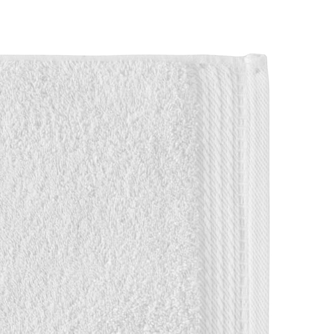 Top Towel - Premium - Large Bath Towels - Bath Towels - 2 Face Towels or Bidet -30x50cm - 100% Cotton - 600g - White