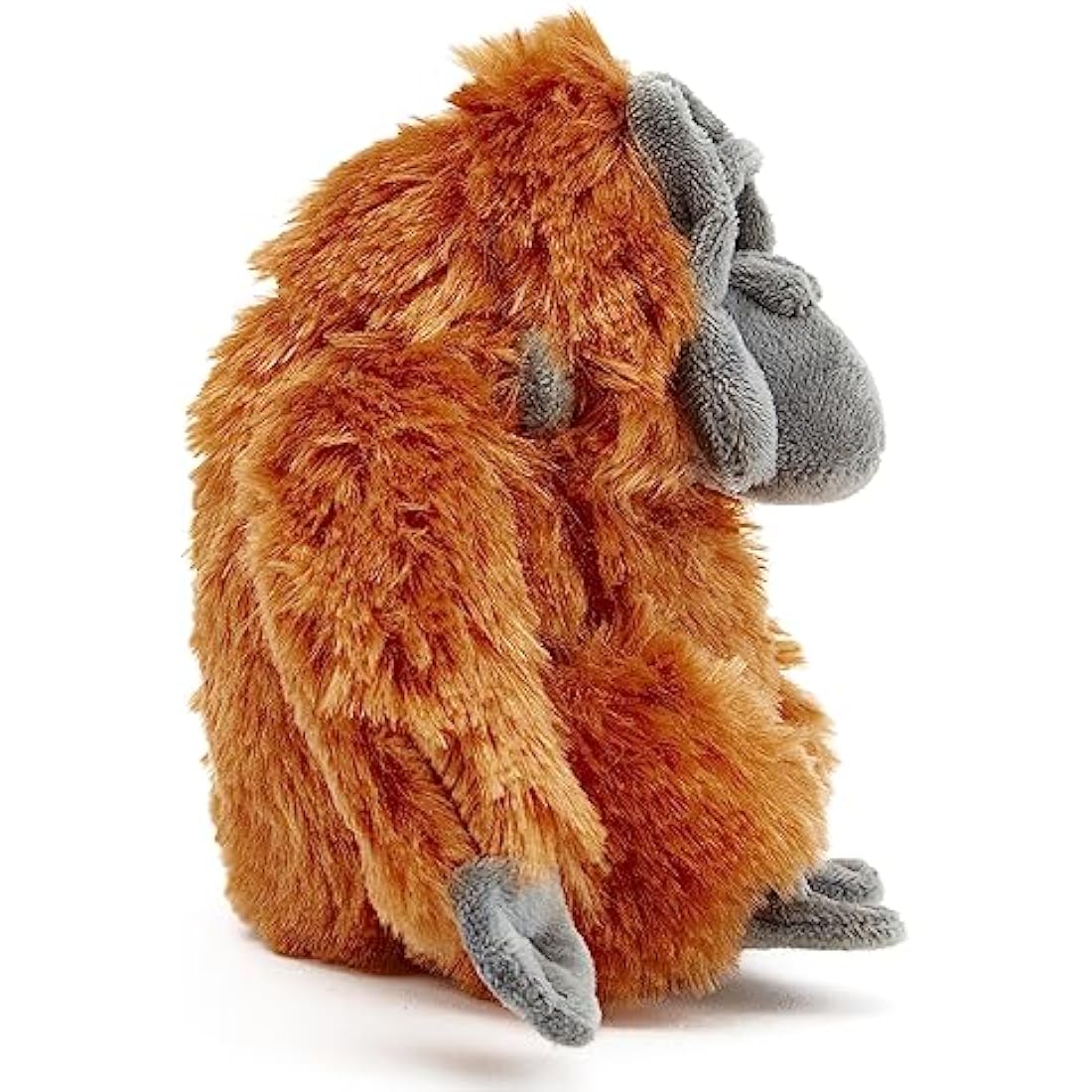 Zappi Co 100% Recycled Plush Orangutan Toy (22cm Width) Stuffed Soft Cuddly Eco Friendly animals Collection For New Born Child First kid