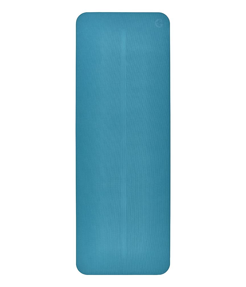 Manduka Begin Unisex Yoga and Pilates Mat, Bondi Blue, 68 Inches