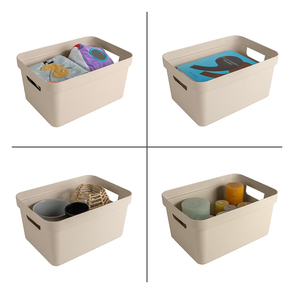 SUNWARE perfectly organised Sigma Home Storage Box 13 L Beige