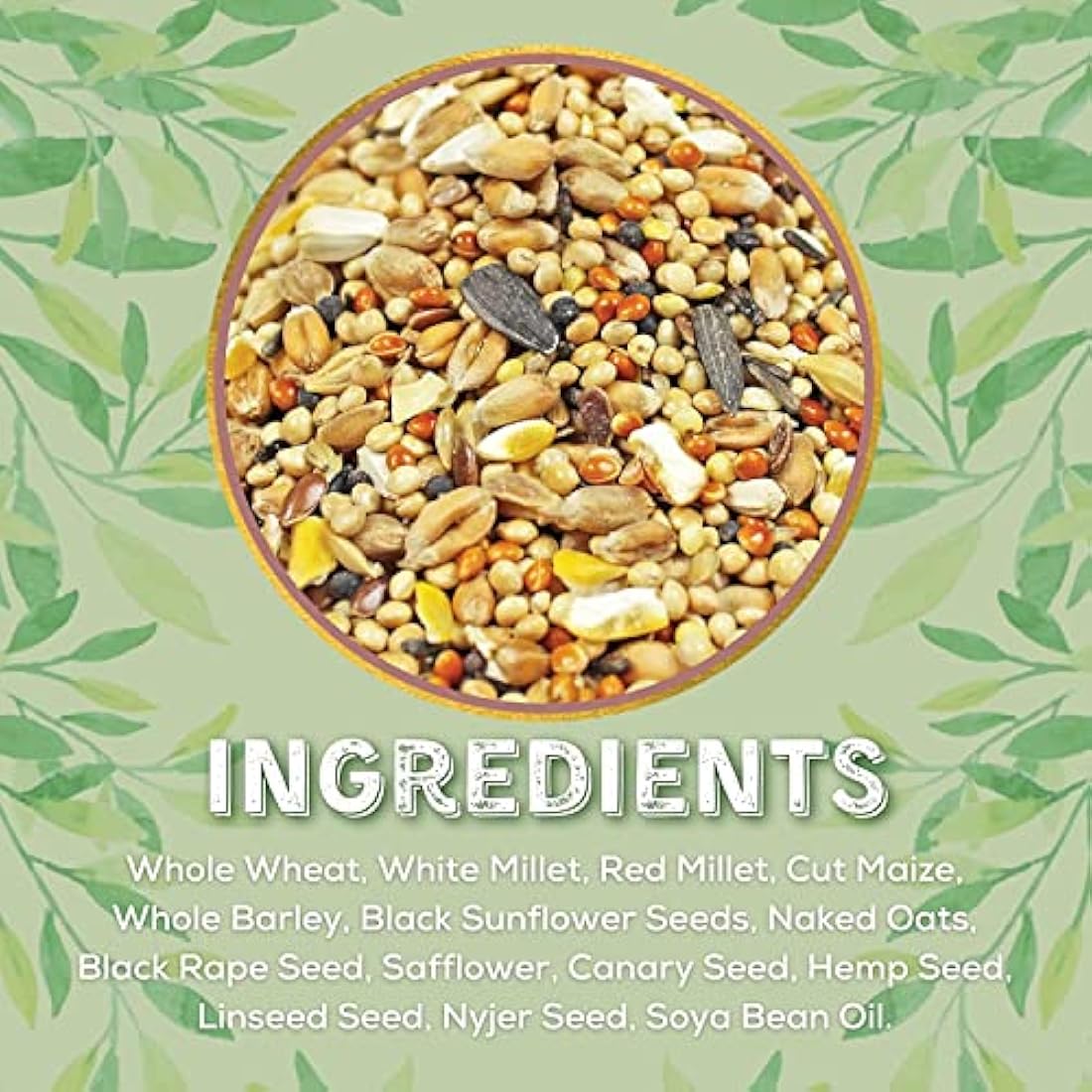 Copdock Mill Wild Bird Seed Superior Mix 20kg - All Year-Round Bird Seeds for Small Garden Birds - 100% Natural Nutritional Feed with Black Sunflower and Nyjer Seeds