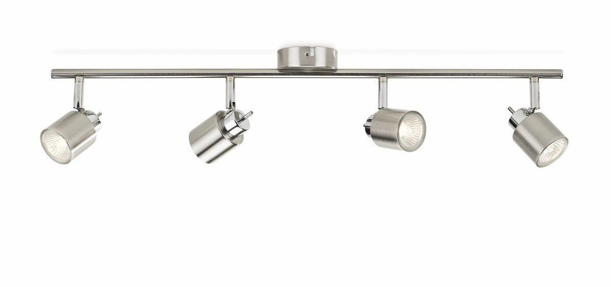 Philips Meranti Lampada con 4 Faretti, Senza Lampa