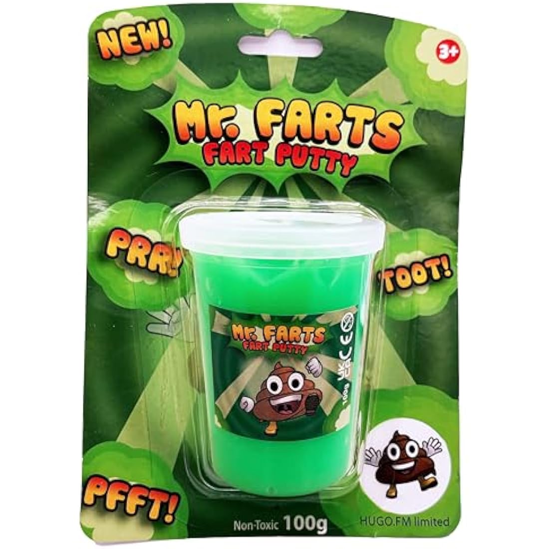 Mr. Farts – Funny Fart Putty for Kids – Party Bag Fillers & Slime Noise Maker – Prank Toy – Great for Birthdays, Stocking Fillers & Gag Gifts