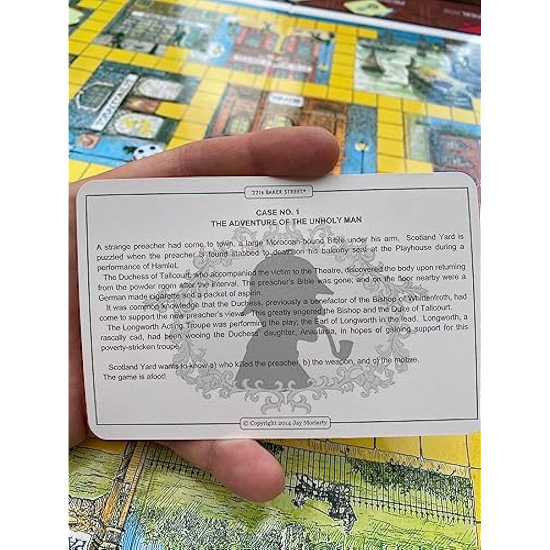 Gibsons 221b Baker Street Board Game | Sherlock Holmes Master Detective Fun Family Friends Party Game Adults & Kids | 75 Crime Murder Mysteries | Ages 10+, 2-6 Players, for Game Night