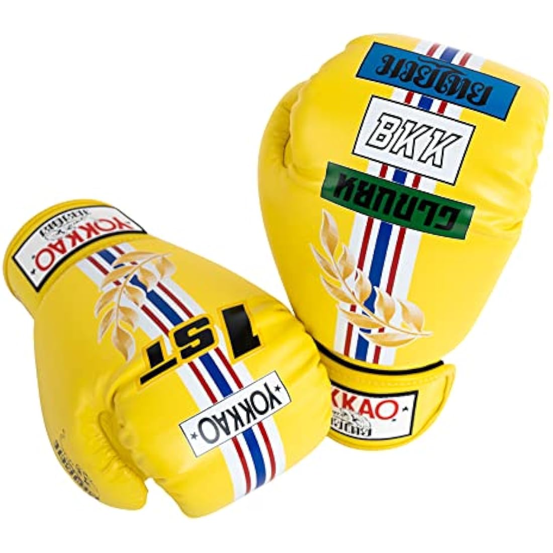 YOKKAO Design Breathable Muay Thai Boxing Glove | Premium Leather Training and Sparring Gloves for Men and Women | Winning Boxing Gloves | Punching Gloves