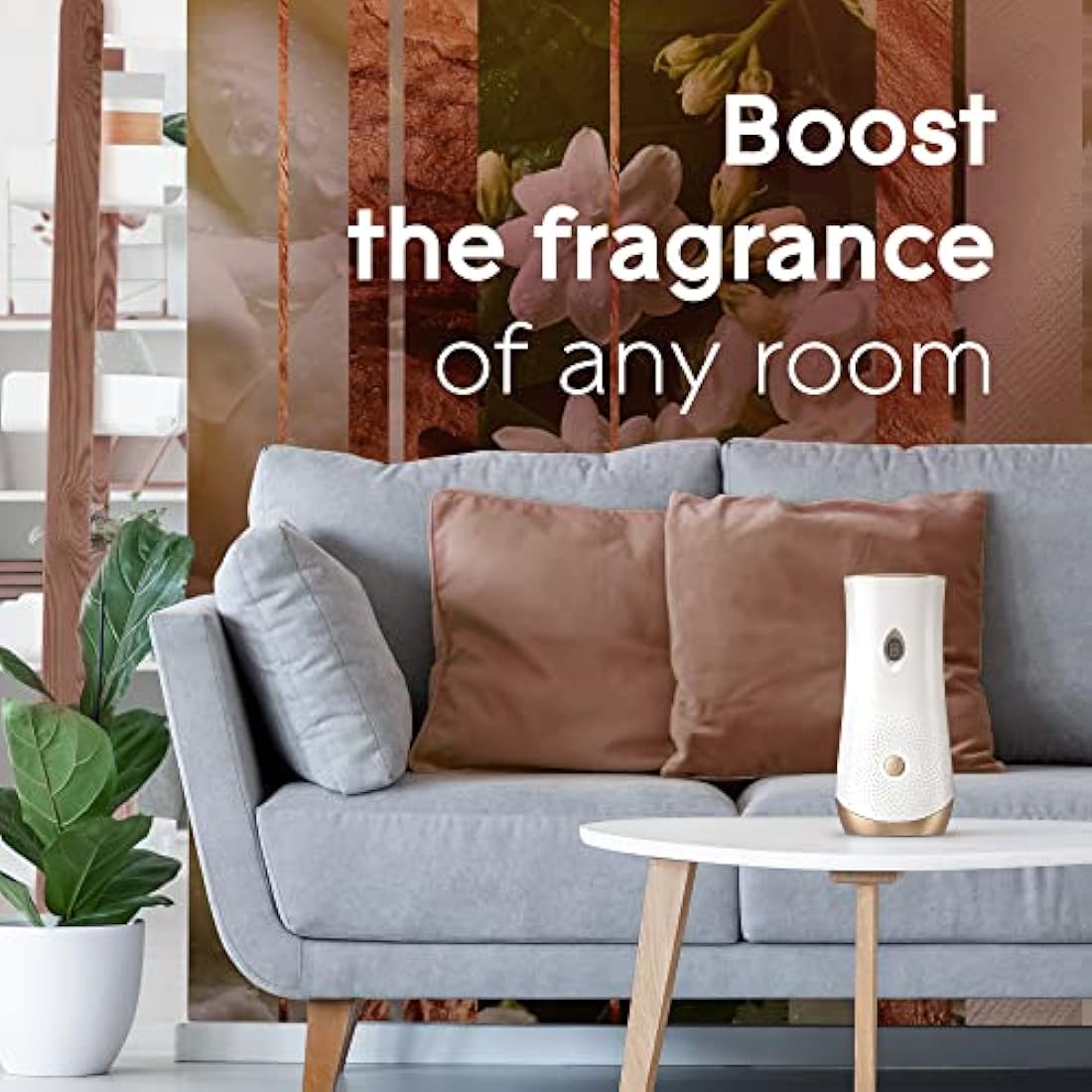 Glade Automatic Air Freshener Holder & Refill, Long-lasting Fragrance Infused with Essential Oils, Sandalwood & Jasmine, 1 Starter Kit, (1 x Holder and 269 ml Refill)