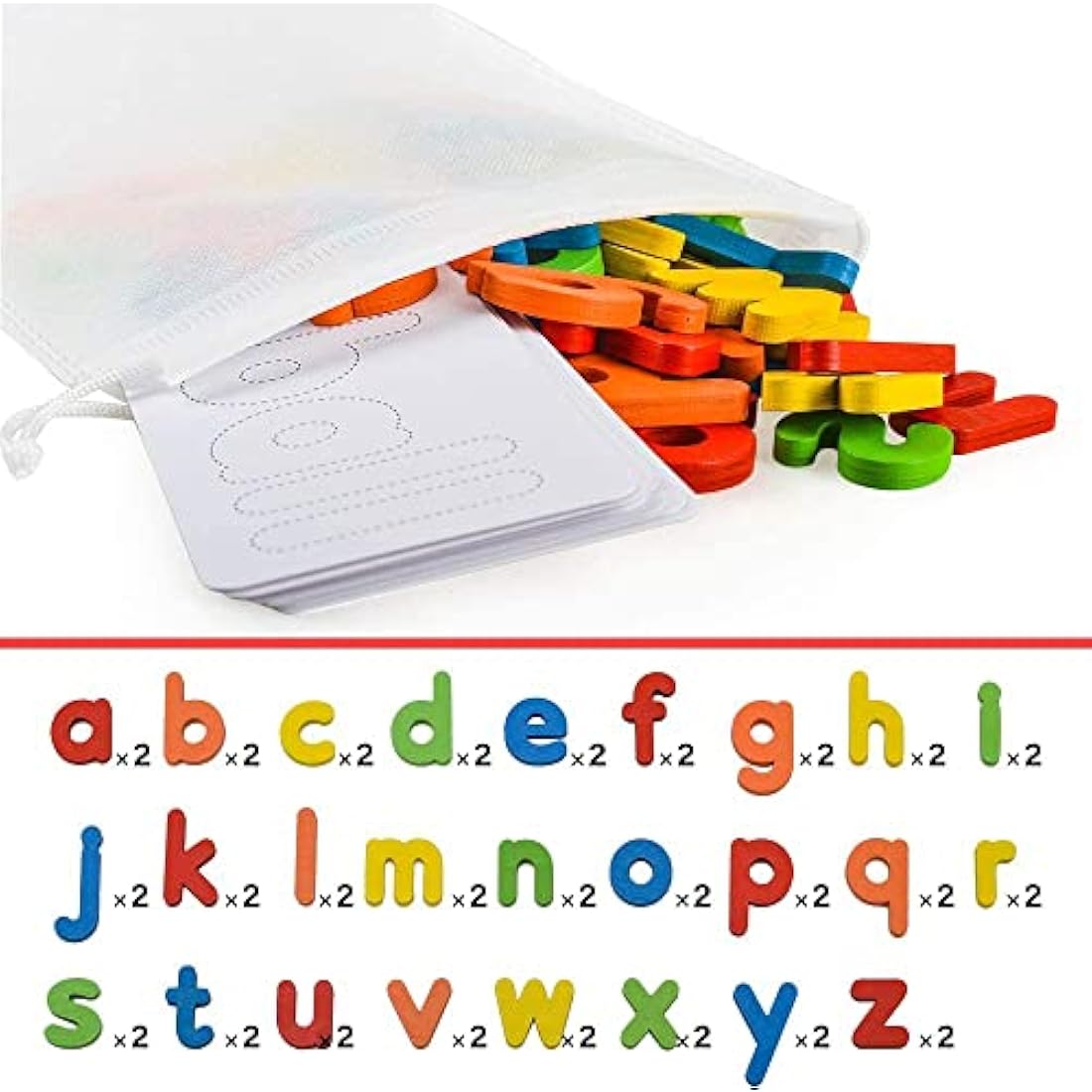Qukir Spelling Games for 1 2 3 Year Olds, Alphabet Flash Cards Toys for 1-6 Year Old Girls Educational Toys for 2+ Year Olds Boys Kids Toys Age 2 3 4 5 6 Learning Games Spelling Words Matching Letter