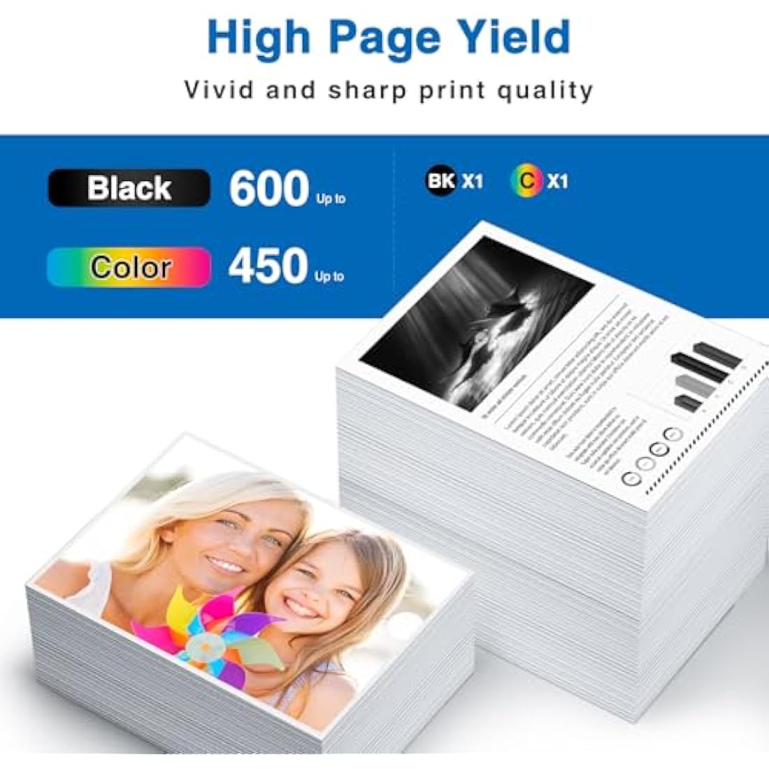 starink 303XL Ink Cartridges Remanufactured for HP 303 303 XL Ink Cartridges Black and Colour Compatible With HP ENVY Photo 6220 6230 6232 6234 7120 7130 7132 7134 7820 7830 7832 TANGO TANGO X