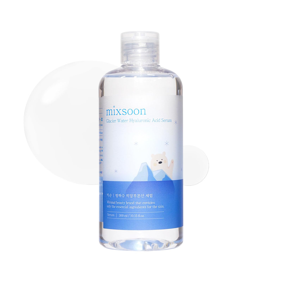 mixsoon Glacier Water Hyaluronic Acid Serum, Deep Hydration & Moisture Boost for Plump Skin, Restores Skin?s Moisture Balance, Suitable for All Skin