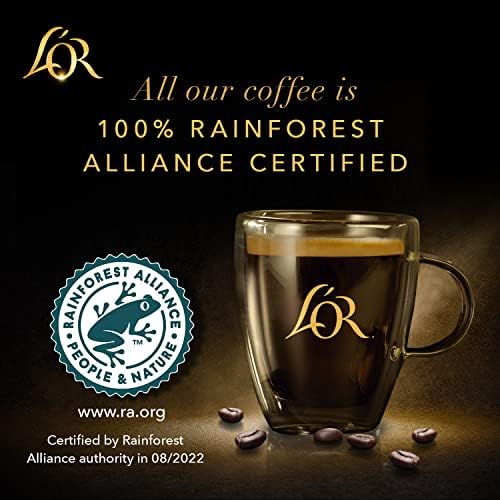 L'OR Espresso Vanilla Flavour - Aluminium Coffee Capsules (Pack of 10, Total 100 Capsules)