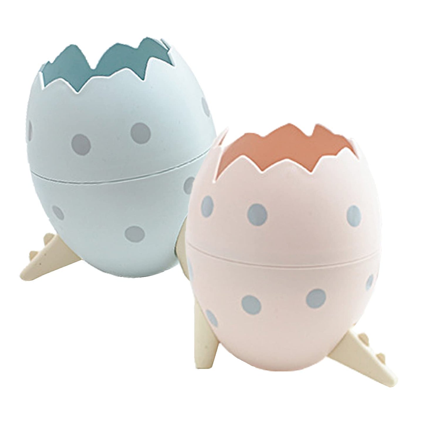 Table Trash Bin Mini Dinosaur Egg Tray Mini Desk Waste Paper Bin Wash Bin Cosmetic Mini Waste Paper Bin Desktop Desk Mini Storage Box 2 Pieces
