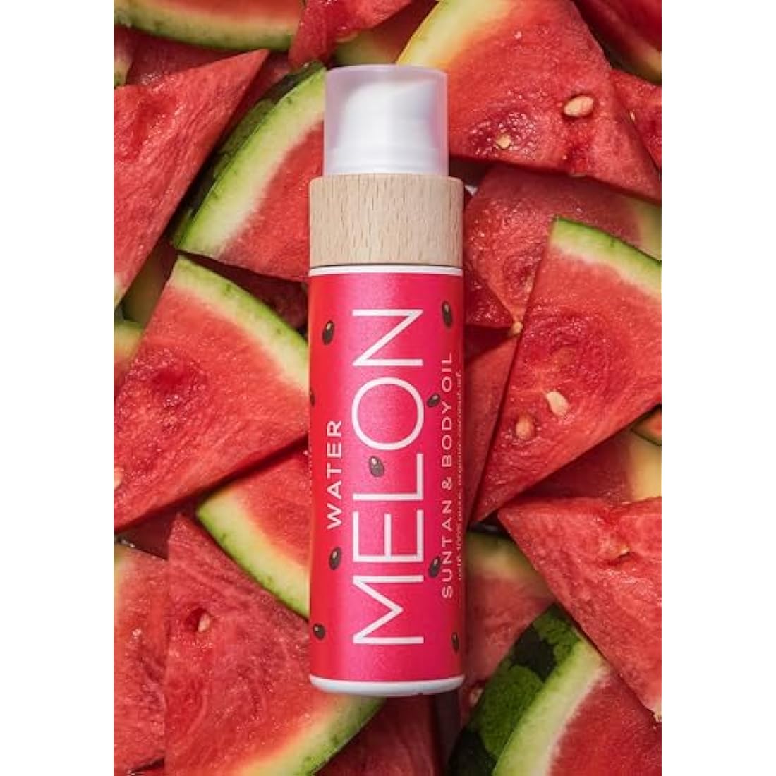 COCOSOLIS WATERMELON tanning accelerator - organic oil with vitamin E & watermelon scent for a quick, intensive tan - enhancer for a deep tan - nourishing tanning bed oi