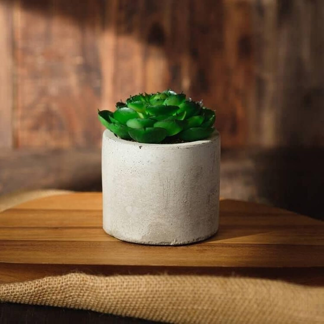 Osilifen Big Round Silicone Planter Mold, 7 Inch Large Round Concrete Molds for Cylinder Flower Pot Making, DIY Handcraft