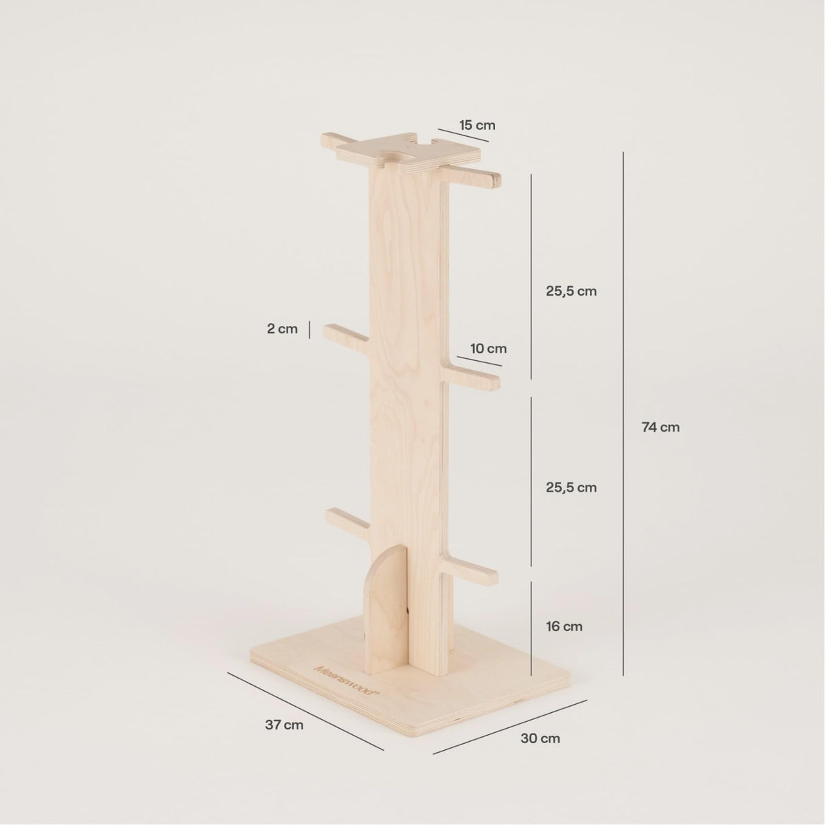 Meanswood Keep Up | Weight holder | Home gym weight holder | Disc rack | Vertical disc weight holder | Wood